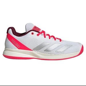 8,5 Adidas Pickleball Tennis Courtflash Shoes pink white silver women’s 10